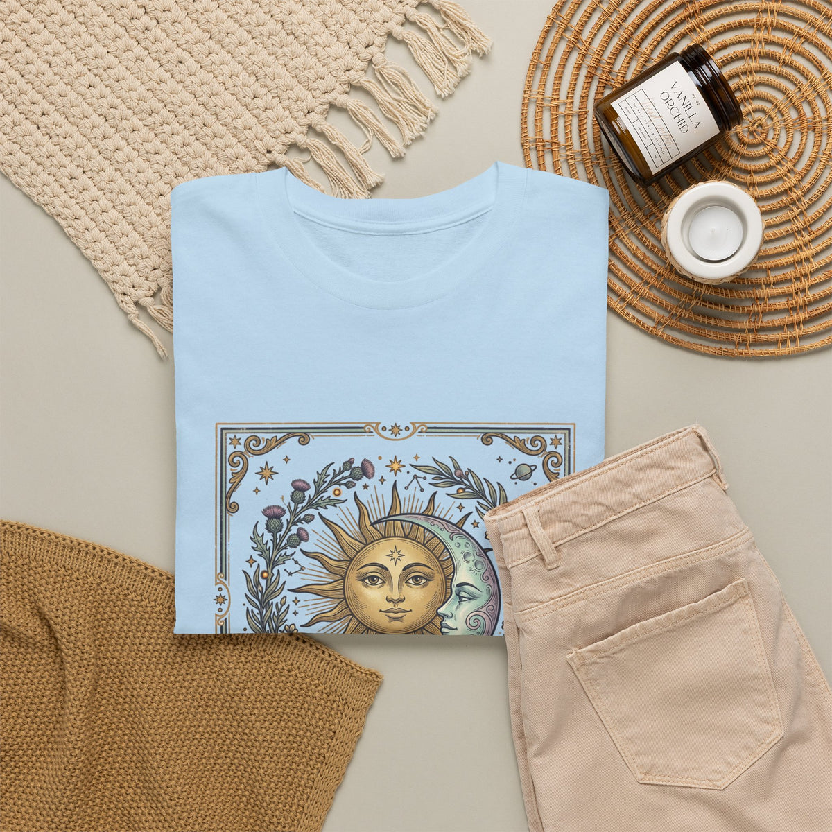 Sun and Moon Vintage Graphic Tee
