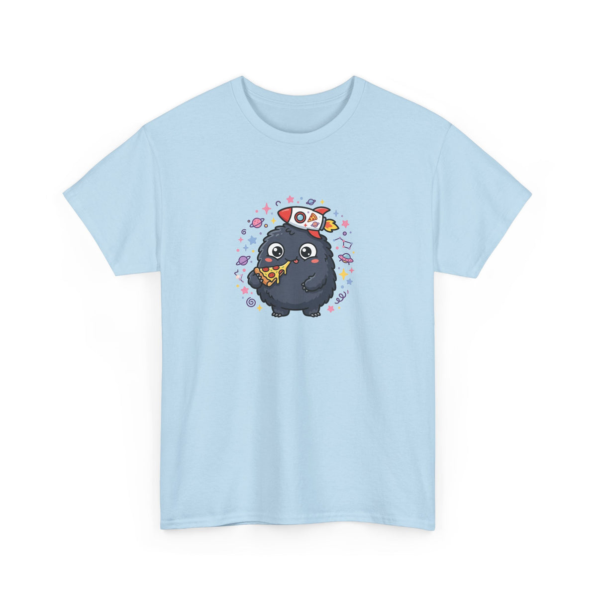 Cute Sushi Cat T-Shirt — Kawaii Cat Eating Sushi Graphic Tee