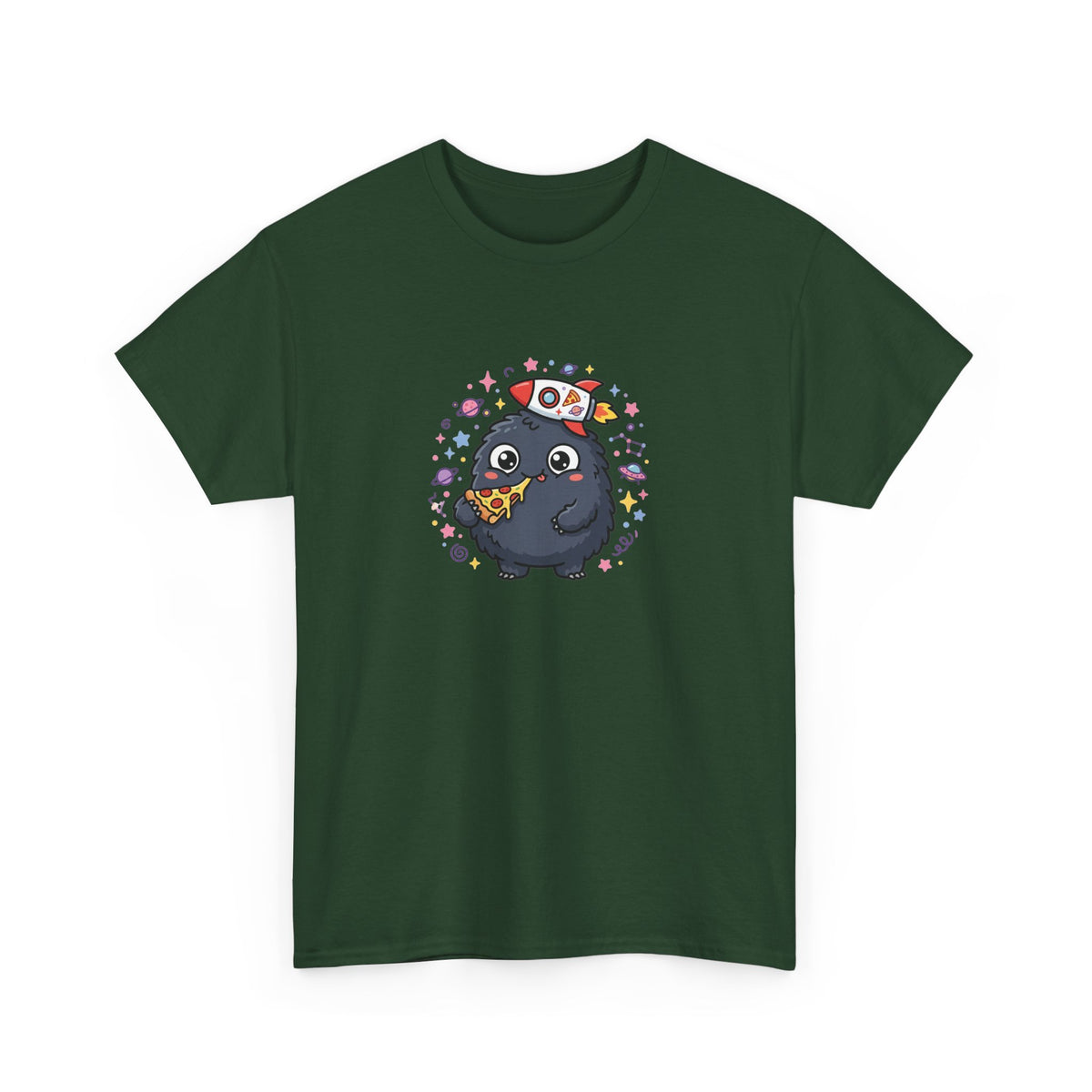 Cute Sushi Cat T-Shirt — Kawaii Cat Eating Sushi Graphic Tee