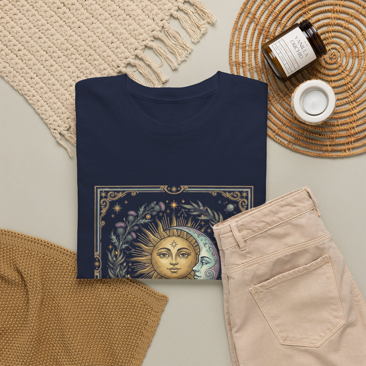 Sun and Moon Vintage Graphic Tee