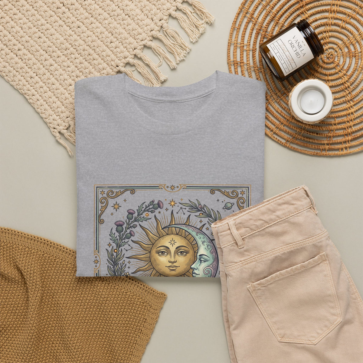 Sun and Moon Vintage Graphic Tee