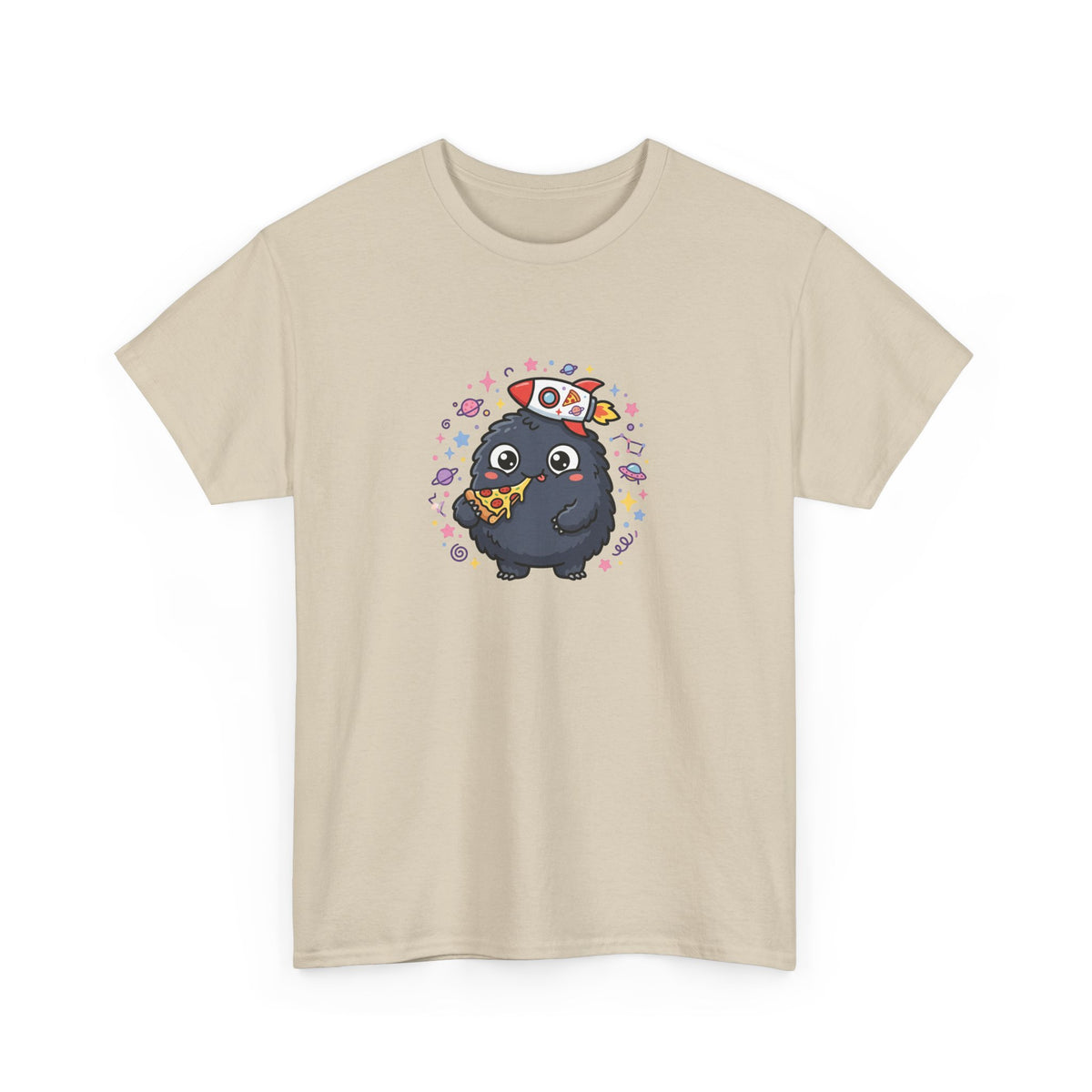 Cute Sushi Cat T-Shirt — Kawaii Cat Eating Sushi Graphic Tee